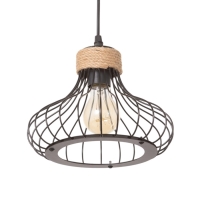 Светильник "Фон" 1х40Вт Е27 черный 23х23х18см