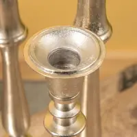 Подсвечник на 5 свечей "Изобилие" алюминий 41 см