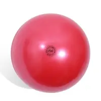Мяч для художественной гимнастики Металлик, диаметр 19см, цвет красный