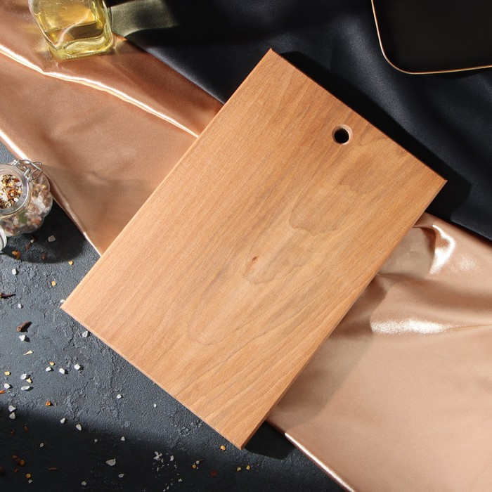 Доска разделочная с отверстием Magistro, цельный массив бука, 30&times;20&times;2,2 см