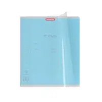 Тетрадь 12 листов, ErichKrause &laquo;Классика CoverPrо&raquo;, в клетку, пластиковая обложка, блок офсет, 100% белизна, МИКС