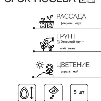 Семена цветов Петуния "Мороженое сливовое" F1 крупноцветковая, О, гранулы, пробирка, ц/п, 5 шт. 1774