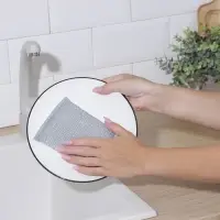 Губка для мытья посуды Доляна &laquo;Соты&raquo;, с металлическим скрабером