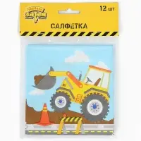 Салфетки бумажные двухслойные &laquo;Техника&raquo;, 25 х 25, 12 шт