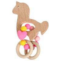 Подарочный набор: Держатель для соски-пустышки и прорезыватель &laquo;Принцесса&raquo;, Mum&Baby