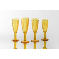 Бокал изстекла для шампанского &laquo;Босфор&raquo;, 160 мл, 7&times;7&times;20 см, цвет жёлтый