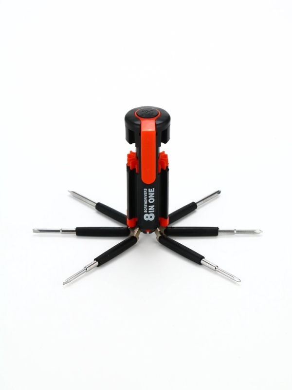 Фонарик-мультитул 8 в 1, 12 см