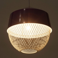 Светильник Lea 1х40Вт Е27 темно-фиолетовый  26х26х32см