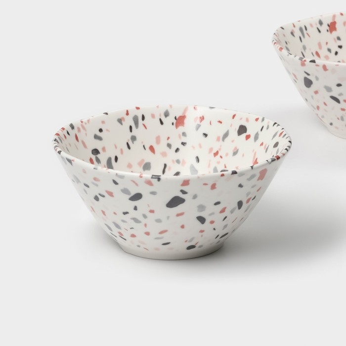 Набор салатников фарфоровых Magistro Terazzo, 700 мл, 16&times;7,4 см, 2 шт