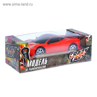 Машина радиоуправляемая &laquo;Купе&raquo;, работает от батареек, цвет красный