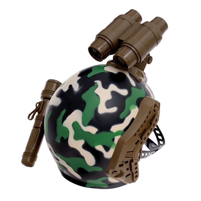 Шлем &laquo;Штурмовик&raquo;, световые и звуковые эффекты, работает от батареек