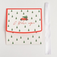 Коробка подарочная новогодняя складная двухсторонняя &laquo;С новым годом&raquo;, 16.5 х 12.5 х 5 см, Новый год