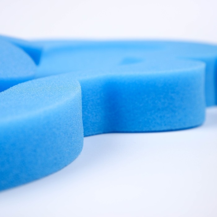 Подкладка для купания макси &laquo;Мишка&raquo;, цвет синий, 55х30х6см