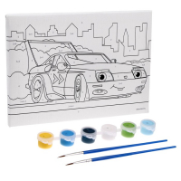 Картина по номерам для детей &laquo;Спорткар&raquo;, 21 х 15 см