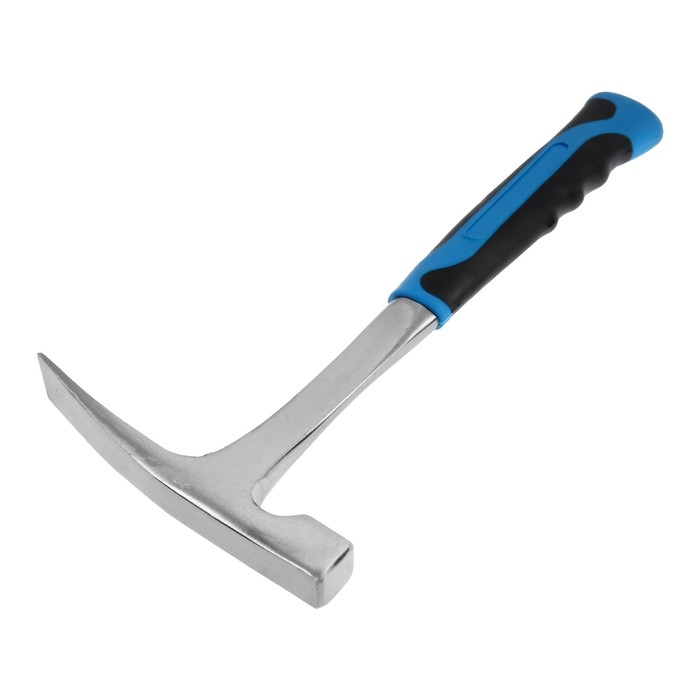 Молоток каменщика ТУНДРА ПРОФИ, цельнокованый, двухкомпонентная  рукоятка, 600 г