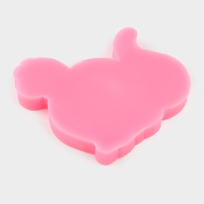 Молд &laquo;Динозавр&raquo;, силикон, 8&times;8&times;12 см, цвет розовый