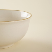 Набор салатников фарфоровых SL Home &laquo;Леггеро&raquo;, 750 мл, d=15 см, цвет бежевый