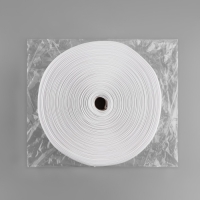 Шторная лента фиксированная сборка, матовая, 6 см, 50 &plusmn; 1 м, цвет белый