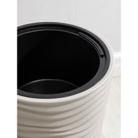 Кашпо для цветов со вставкой &laquo;Дюна&raquo;, 42 л (8 л), цвет кремовый