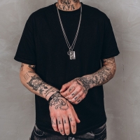 Кулон-амулет &laquo;Помпеи&raquo; карта, цвет чернёное серебро, 70 см