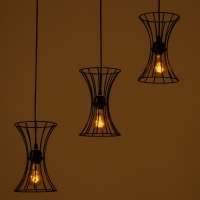 Светильник BayerLux "Анетта" 3хЕ27 40Вт черный 16х50х23-123см