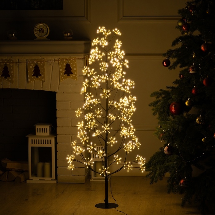 Светодиодный куст &laquo;Ель&raquo; 1,2 м, 900 LED, 31 В, свечение тёплое белое