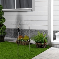 Садовый светильник на солнечной батарее &laquo;Одуванчики&raquo; 2 шт., 78 см, 160 LED, свечение мульти