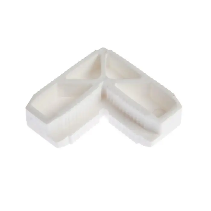 Уголок внутренний ТУНДРА для рамы москитной сетки, 42&times;17 мм, белый