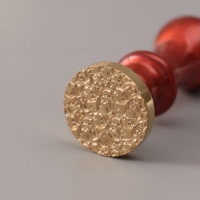 Печать для сургуча с пластиковой ручкой "Цветочки" 6,3х2,5х2,5 см