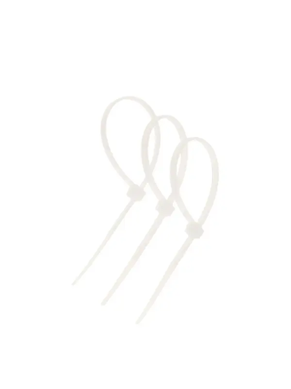 Хомут нейлоновый для стяжки, ТУНДРА, одноразовый, 3.6х150 мм, белый, 50 шт