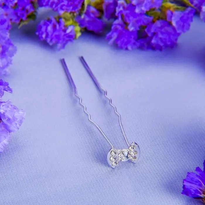 Шпилька для волос "Бантик" резной