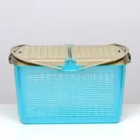 Корзина 47х36х27,5 см, бирюзовый