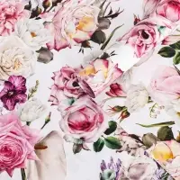 Бумага упаковочная глянцевая двусторонняя &laquo;Букет&raquo;, 100&times;70 см