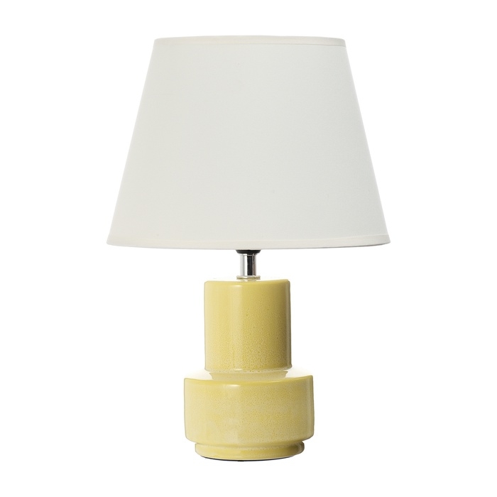 Лампа настольная "Теория" 1х40Вт Е14 бежевый 22,2х22,2х33см