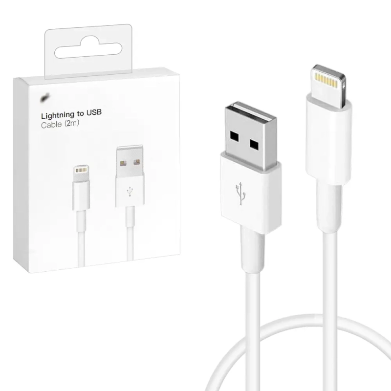 Кабель USB Lightning 2M аналог высокого качества