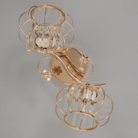 Люстра "Переливы" 2х40Вт Е27 золото