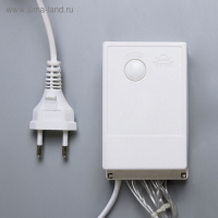 Гирлянда &laquo;Водопад&raquo; 2 &times; 1.5 м, IP44, прозрачная нить, 400 LED, свечение синее, 8 комбинаций режимов, 220 В