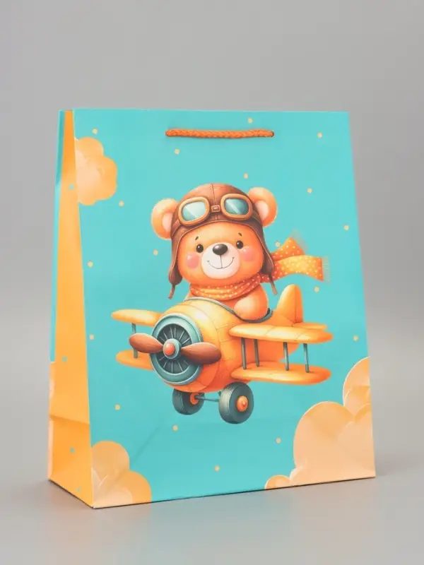 Пакет подарочный ламинированный &laquo;Полет&raquo; 26&times;12&times;32 см