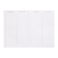 Ежедневник недатированный A5 160 листов Attomex.Visa, твёрдая обложка из искусственной кожи с поролоном, блок 70 г/м2, зелёный