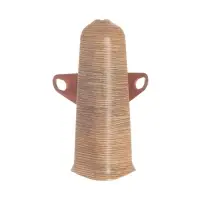 Угол наружный (внешний) для плинтуса &laquo;Деконика&raquo;, с крепежом, 85 мм, цвет 211 дуб рустик