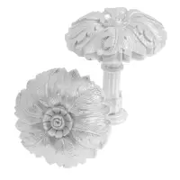 Крючок для штор CAPPIO KS035, d=9.8 мм, цвет кремовый, 2 шт