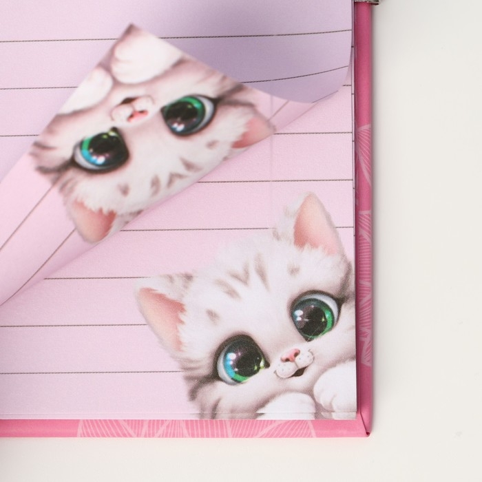 Блокнот на замочке А6, 50 л &laquo;С 8 Марта&raquo;