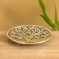 Подставка под благовония "Священное дерево" алюминий 10,5 см