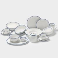 Тарелка пирожковая "Blue Lagoon" Magistro 16см 16,6х1,7, цвет белый, синий