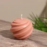 Свеча фигурная формовая &laquo;Шар&raquo;, 5&times;5&times;5 см, соевый воск, МИКС