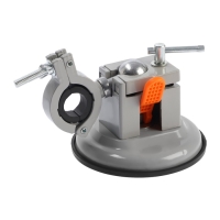 Стойка для дрели ТУНДРА, крепление на присоске, поворотная на 360&deg;, d=60 мм, высота 185 мм   1070214