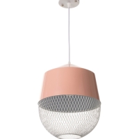 Светильник Lisa 1х40Вт Е27 светло-розовый  26х26х32см