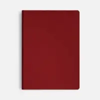 Ежедневник Flex Shall New, недатированный, красный