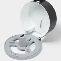 Диспенсер туалетной бумаги, пластик черный, втулка 4 см