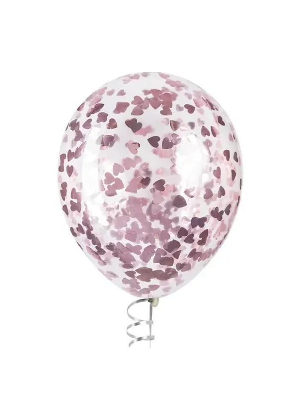 Конфетти &laquo;Сердце&raquo; светло-розовые, металлик, 1.5 см, 50 г